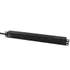 Lanview LVR-3MUK-SPD-UK8 toitejaotusseade (PDU) 8 vahelduvvoolupistikupesa 1,4U must