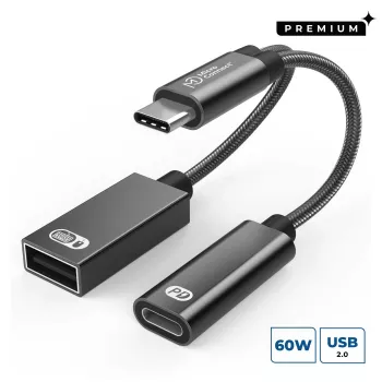 Video kaabliadapter Microconnect MC-USBC-CFAF 0,13 m isane pistik emasele