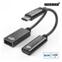 Video kaabliadapter Microconnect MC-USBC-CFAF 0,13 m isane pistik emasele