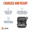 HP Poly Voyager Free 60 UC Carbon Must Earbuds +BT700 USB-C Adapter +Basic Charge Case
