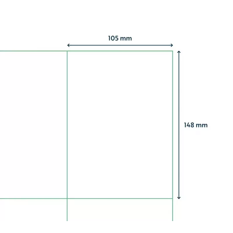 Printerisilt Capture A4LABEL-105X148 A4-printeritele