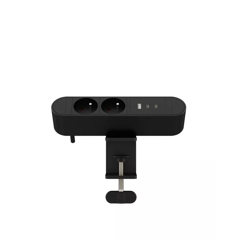 MicroConnect MC-MDPS-FR2-30W mitmik lauaarvuti pistikupesa, 2 pesa, 30W