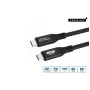Microconnect USB4CC1-240W-80GBPS USB-kaabel USB4 Gen 3x2 1 m USB C Must