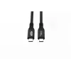 Microconnect USB4CC1-240W-80GBPS USB-kaabel USB4 Gen 3x2 1 m USB C Must
