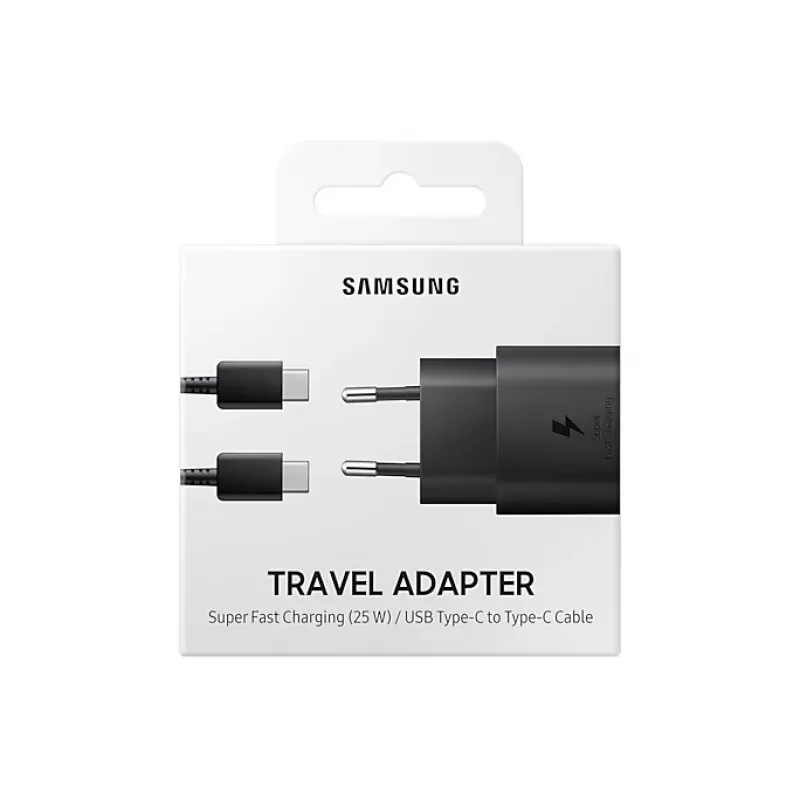 Samsung EP-TA800NBEG toiteadapter/laadija Sise-/välistingimustes 25 W Must