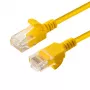 Microconnect V-UTP6A0015Y-õhuke võrgukaabel Kollane 0.15 m Cat6a U/UTP (UTP)