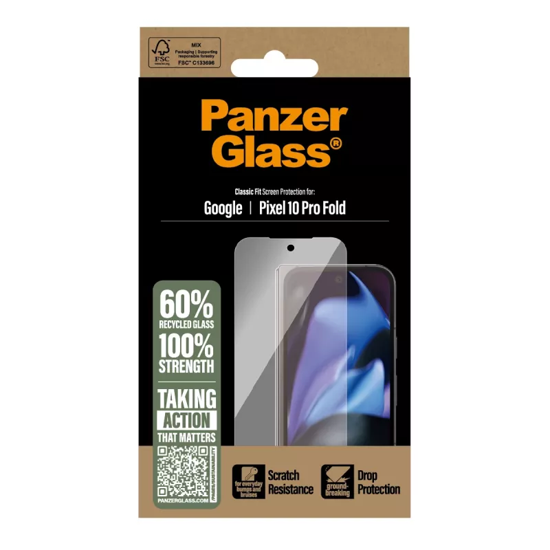 PanzerGlass® ekraanikaitse Google Pixel 10 Pro Fold 5G | Classic Fit