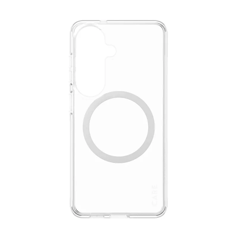 PanzerGlass CARE™ Urban Explorer ümbris Samsung Galaxy S26-le — Läbipaistev kate valge Qi-toega