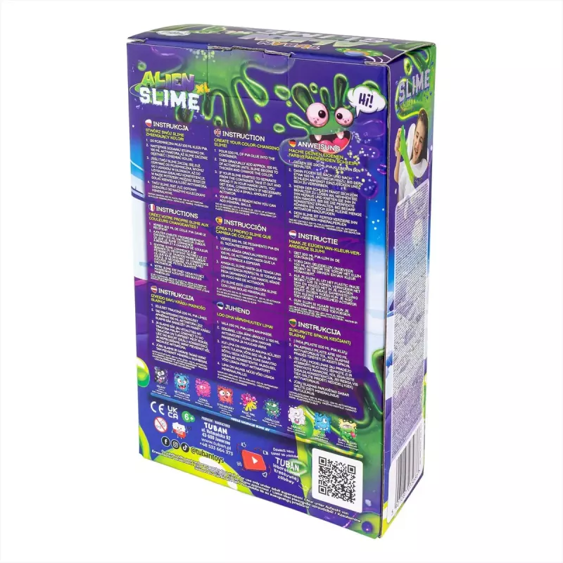 Laste meisterduskomplekt TUBAN DIY SLIME ALIEN XL, mitmevärviline, vanus 6+