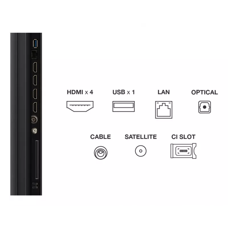 TCL Q6C 85Q6C teler 2,16 m (85 tolli) 4K Ultra HD nutiteler Wi-Fi metallik