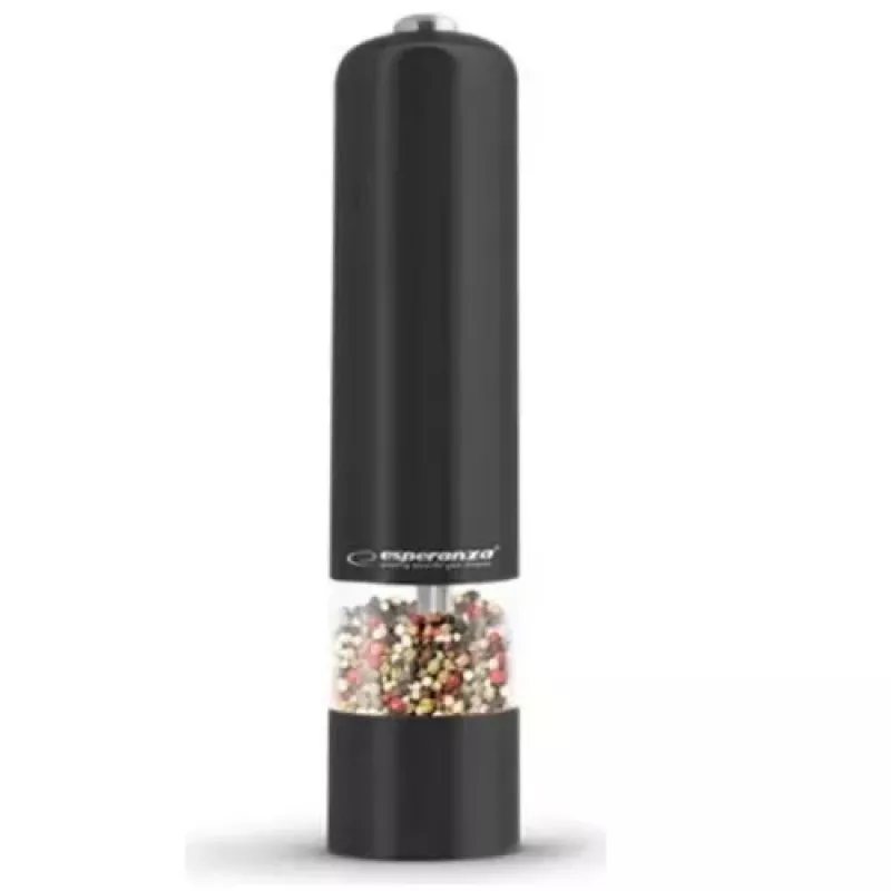 Elektriline pipraveski ESPERANZA EKP001K — reguleeritav jämedus, keraamiline mehhanism, LED-tuli, 230 mm, AA patareid