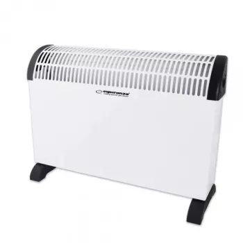 Konvektsioon-tüüpi elektriradiaator ESPERANZA EHH008 — 2000 W, 3 võimsustaset, reguleeritav termostaat, valge