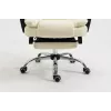Pöörlev kontoritool ActiveJet YK7416 — ergonoomiline pöördtool, beež kunstnahk, metallraam, polsterdatud seljatugi, jalajälg