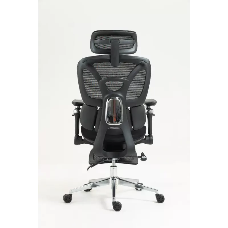 Ergonoomiline kontoritool ActiveJet YK848 — võrkiste ja -seljatugi, must, seljatugi 50,5×57 cm, istme laius 48,5 cm