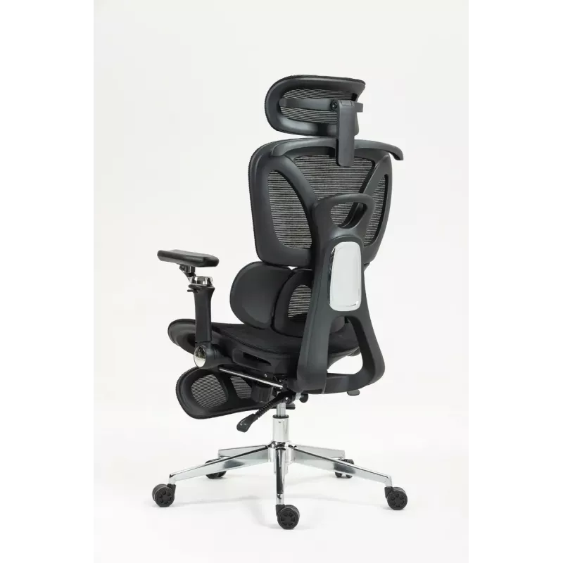 Ergonoomiline kontoritool ActiveJet YK848 — võrkiste ja -seljatugi, must, seljatugi 50,5×57 cm, istme laius 48,5 cm