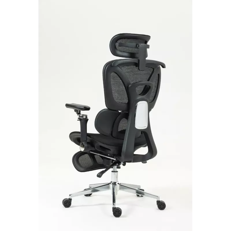 Ergonoomiline kontoritool ActiveJet YK848 — võrkiste ja -seljatugi, must, seljatugi 50,5×57 cm, istme laius 48,5 cm