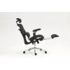 Ergonoomiline kontoritool ActiveJet YK848 — võrkiste ja -seljatugi, must, seljatugi 50,5×57 cm, istme laius 48,5 cm