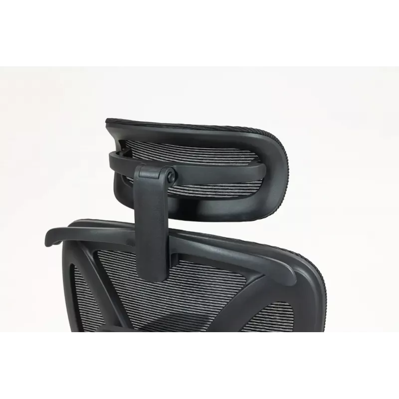 Ergonoomiline kontoritool ActiveJet YK848 — võrkiste ja -seljatugi, must, seljatugi 50,5×57 cm, istme laius 48,5 cm
