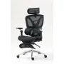 Ergonoomiline kontoritool ActiveJet YK848 — võrkiste ja -seljatugi, must, seljatugi 50,5×57 cm, istme laius 48,5 cm