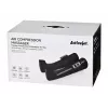 Lümfidrenaažikompressioonimassaažiseade jalgadele ActiveJet ACM-PLUS-A1 S — aku 25 W, sisseehitatud aku, 330×840×60 mm, must/oranž