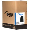 PC-korpus Akyga AK939BL Midi Tower — ATX/Micro-ATX tugi, 3×3,5 tolli + 3×2,5 tolli sahtlit, GPU kuni 385 mm, USB 2.0