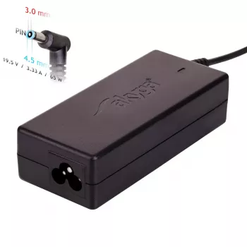Toiteadapter Akyga AK-ND-58, must, vahelduvvoolutoiteallikas, sülearvutitele, siseruumides, 0,2 kg