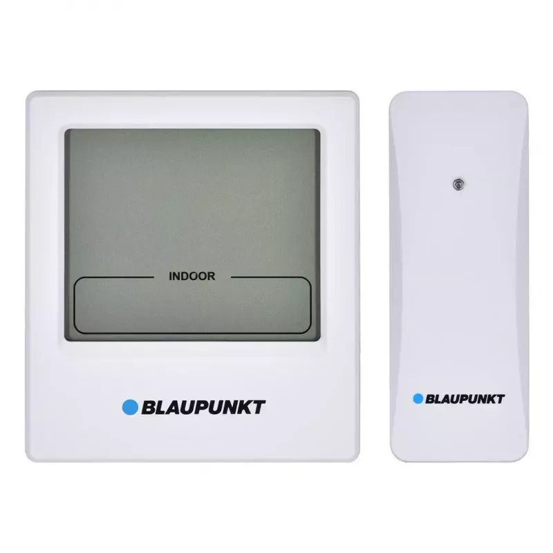 Ilmajaam BLAUPUNKT WS10WH — juhtmevaba sise- ja välistemperatuuri ning niiskuse monitor