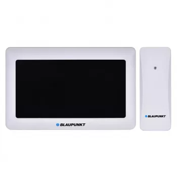 Ilmajaam BLAUPUNKT WS50WH rakendusega, juhtmevaba sise- ja välistemperatuuri jälgimine