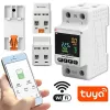 Ühefaasiline energiakulu mõõtur QOLTEC 50981 DIN35 230V 50Hz