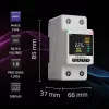 Ühefaasiline energiakulu mõõtur QOLTEC 50981 DIN35 230V 50Hz