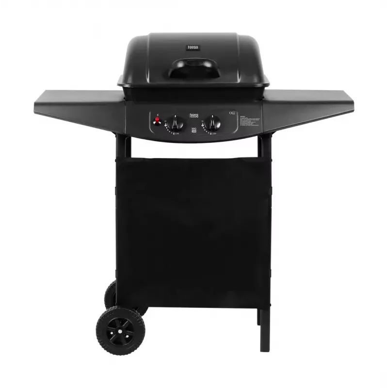 Gaasigrill TEESA TSA0080 — 2 põletit, kaasaskantav väligrill