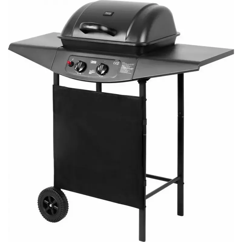 Gaasigrill TEESA TSA0080 — 2 põletit, kaasaskantav väligrill