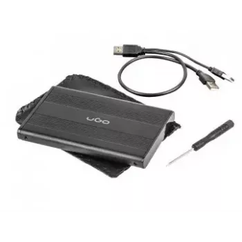 HDD/SSD-korpus uGo Marapi S120 must, 2,5-tolline