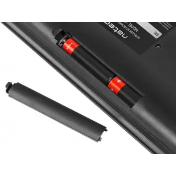 Juhtmevaba klaviatuuri ja hiire komplekt NATEC Stingray NZB-1440 — RF-juhtmevaba, täissuuruses 108-klahviga QWERTY, USA inglise keel, must