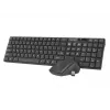 Juhtmevaba klaviatuuri ja hiire komplekt NATEC Stingray NZB-1440 — RF-juhtmevaba, täissuuruses 108-klahviga QWERTY, USA inglise keel, must