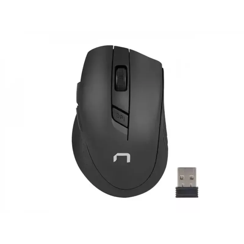 Juhtmevaba klaviatuuri ja hiire komplekt NATEC Stingray NZB-1440 — RF-juhtmevaba, täissuuruses 108-klahviga QWERTY, USA inglise keel, must