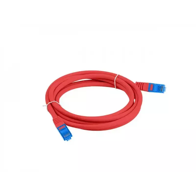 LANBERG RJ-45 Cat6a patch-kaabel PCF6A-10CC-0100-R, 1 m, S/FTP, CCA, LSZH, punane