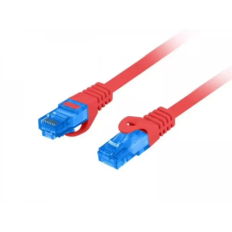 LANBERG RJ-45 Cat6a patch-kaabel PCF6A-10CC-0100-R, 1 m, S/FTP, CCA, LSZH, punane