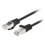 Võrgukaabel Lanberg PCF6-20CC-0025-BK RJ-45 Cat6 0,25 m Must