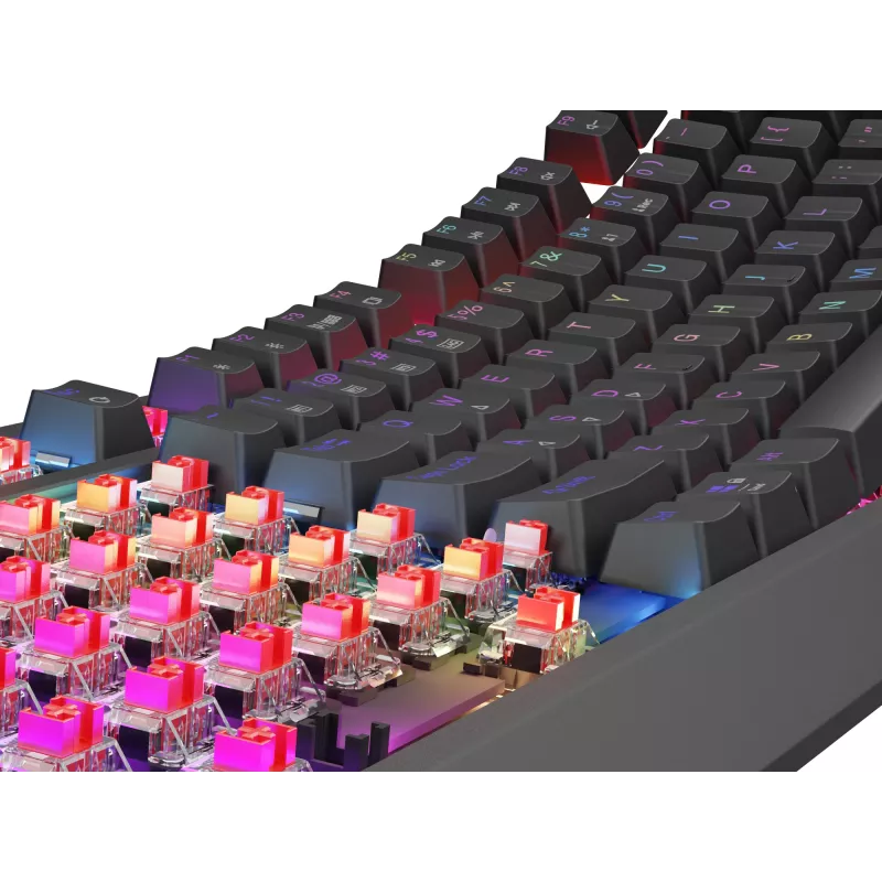 GENESIS Thor 230 TKL klaviatuur Mängimine USB + RF-juhtmevaba + Bluetooth QWERTY Must
