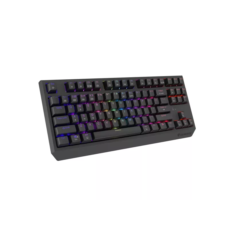 GENESIS Thor 230 TKL klaviatuur Mängimine USB + RF-juhtmevaba + Bluetooth QWERTY Must