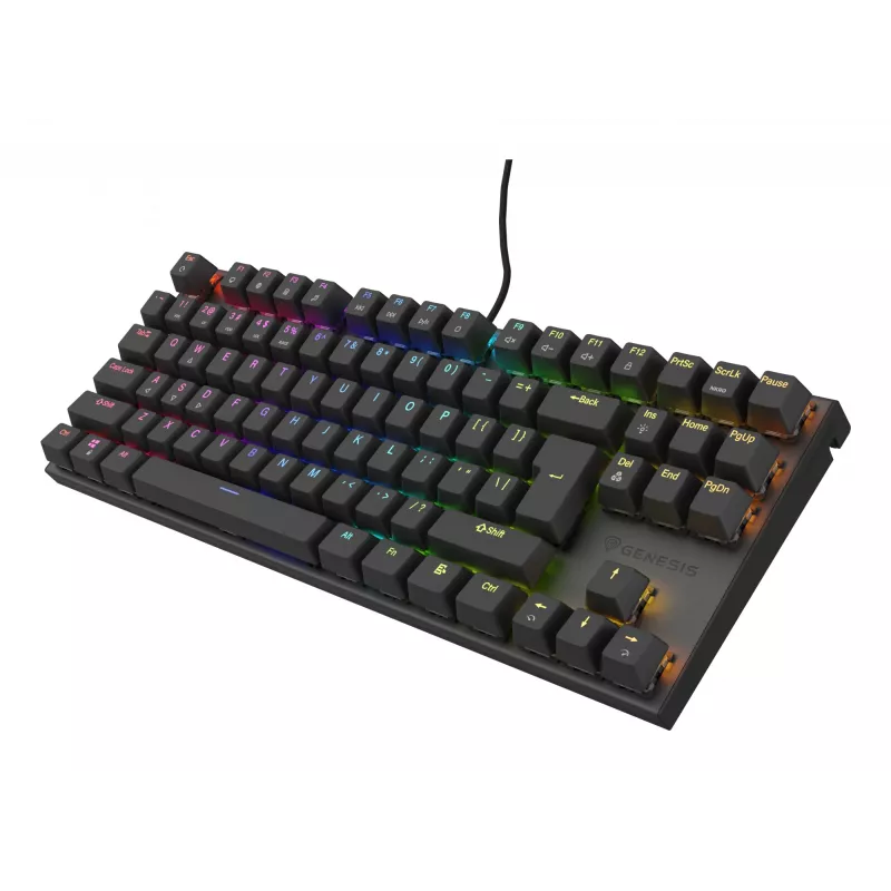 GENESIS Thor 303 TKL klaviatuur mängimiseks USB QWERTY USA inglise Must