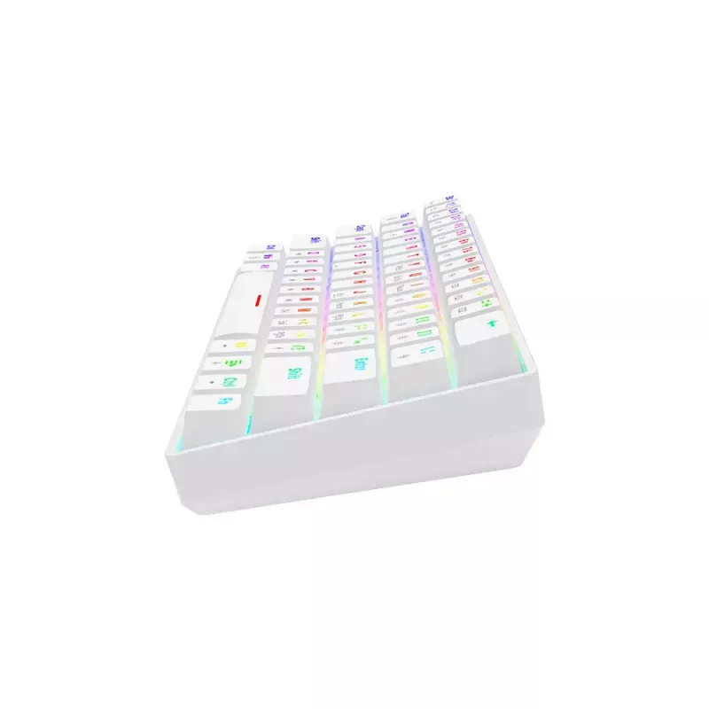 Savio ValgeOUT X2 RED mänguklaviatuur USB QWERTY mehaaniline 61 klahvi
