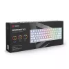 Savio ValgeOUT X2 RED mänguklaviatuur USB QWERTY mehaaniline 61 klahvi