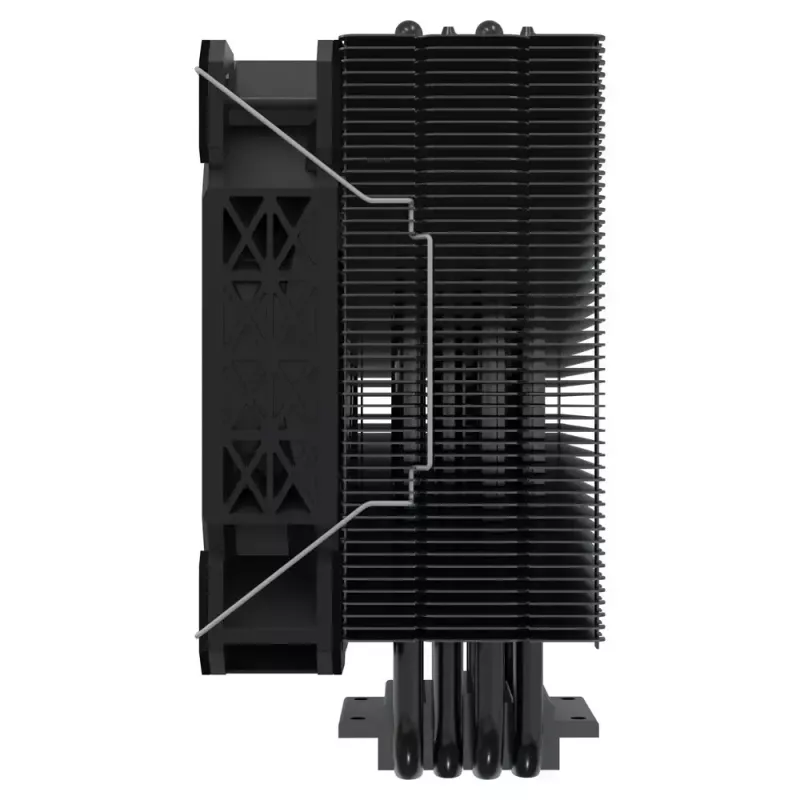 CPU õhkjahuti SAVIO Vortex X2 Must – 120 mm ventilaator, kõrgus 157 mm, PWM, LGA 2066 ühilduv