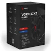 CPU õhkjahuti SAVIO Vortex X2 Must – 120 mm ventilaator, kõrgus 157 mm, PWM, LGA 2066 ühilduv