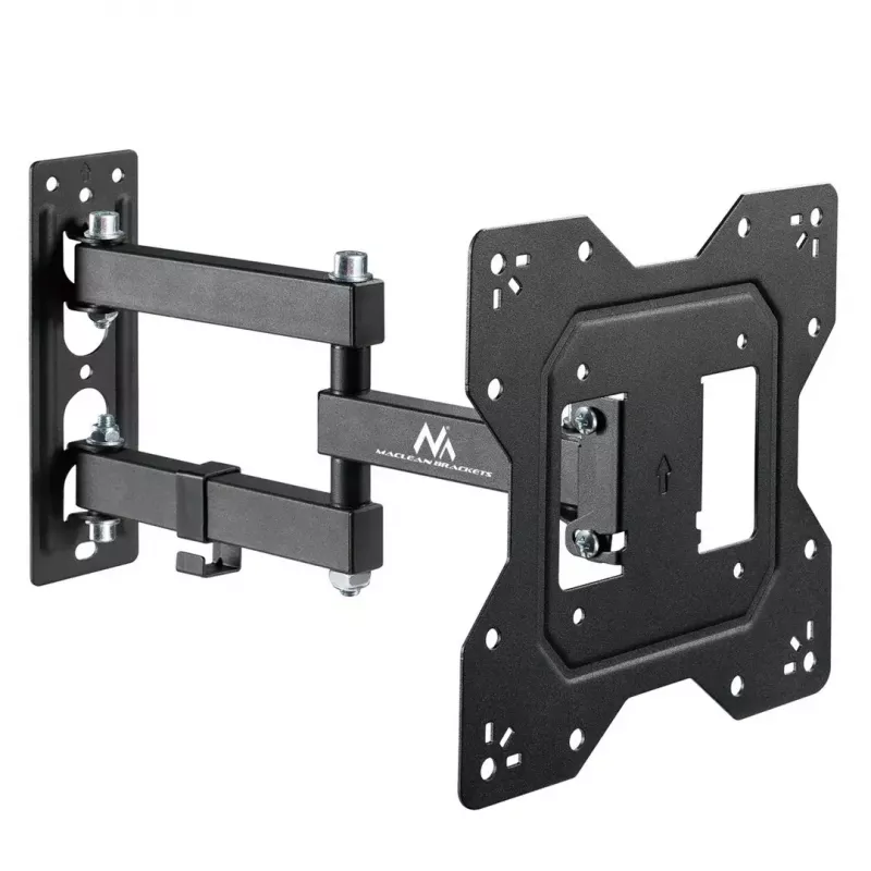Seinakinnitus MACLEAN MC-700N VESA 200x200 23–43-tollistele ekraanidele, max 30 kg, must
