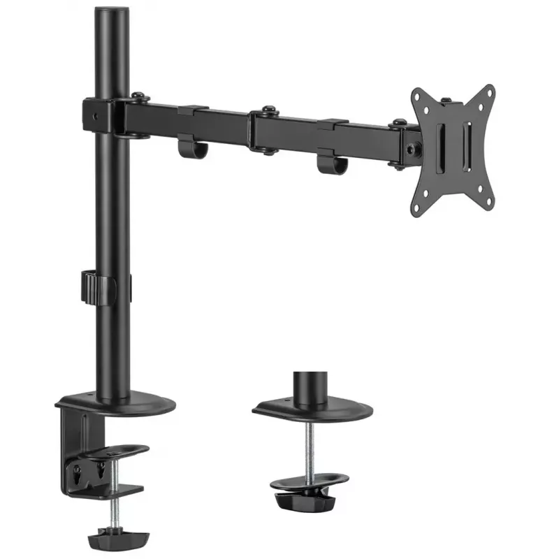 Lauamonitori kinnitus MACLEAN MC-753N 17–32-tollistele ekraanidele, VESA 75x75 / 100x100, max 9 kg, kalle ±45°, pöörlemine ±180°, kõrguse reguleerimine