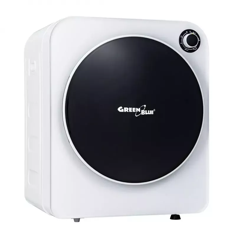 Elektriline trummelkuivati GreenBlue GB410 — 3 kg mahutavus, 830 W, õhu väljatõmbega, 5 kuivatusprogrammi, energiaklass C