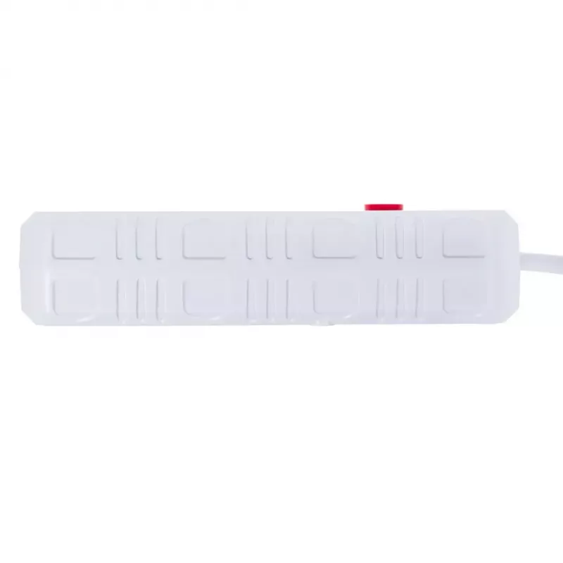 Pikendusjuhe MACLEAN MCE393 W — 4 pistikupesa + 3×USB, 110–240 V, 2,1 A USB, 2500 W, 3 m, valge